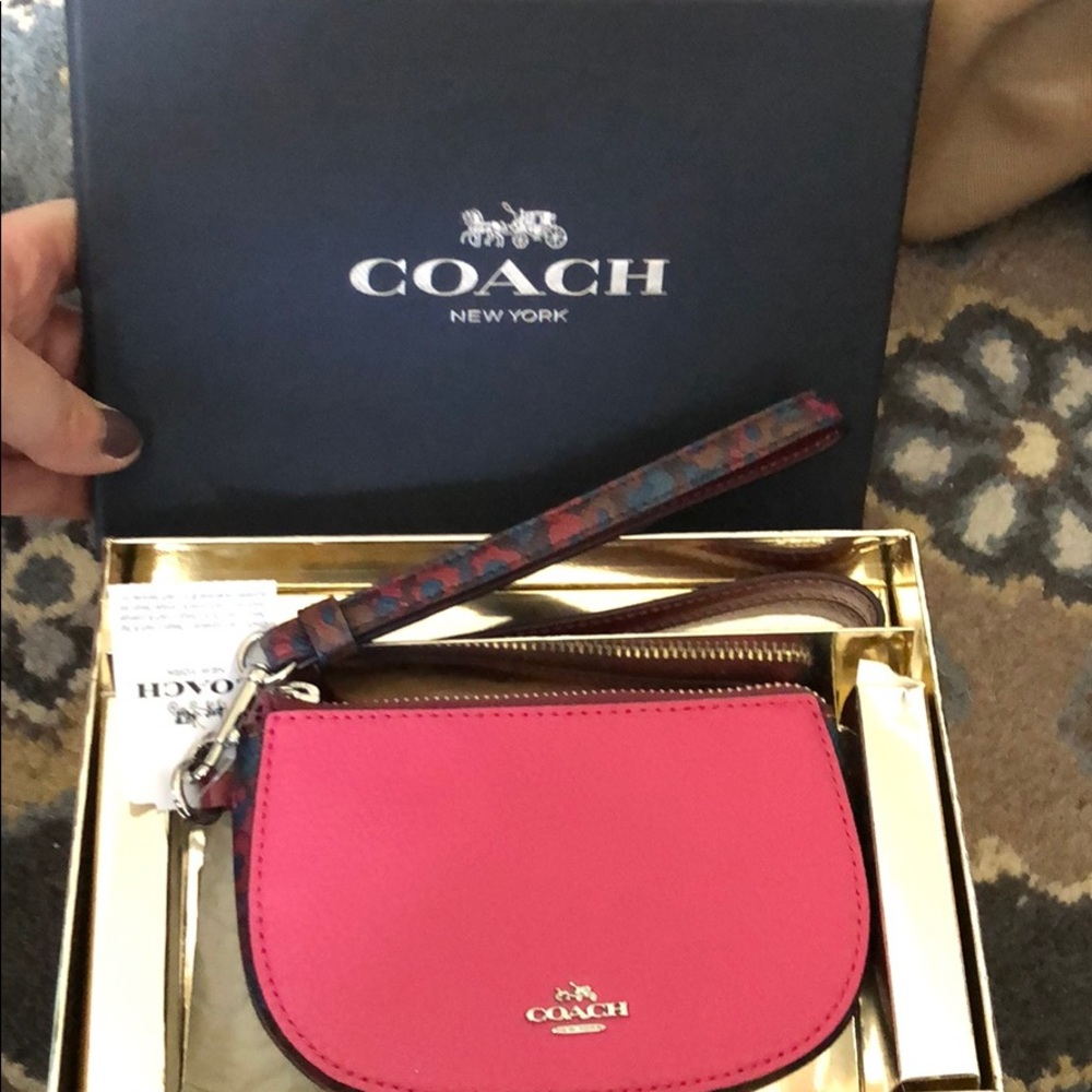 Coach small wristlet